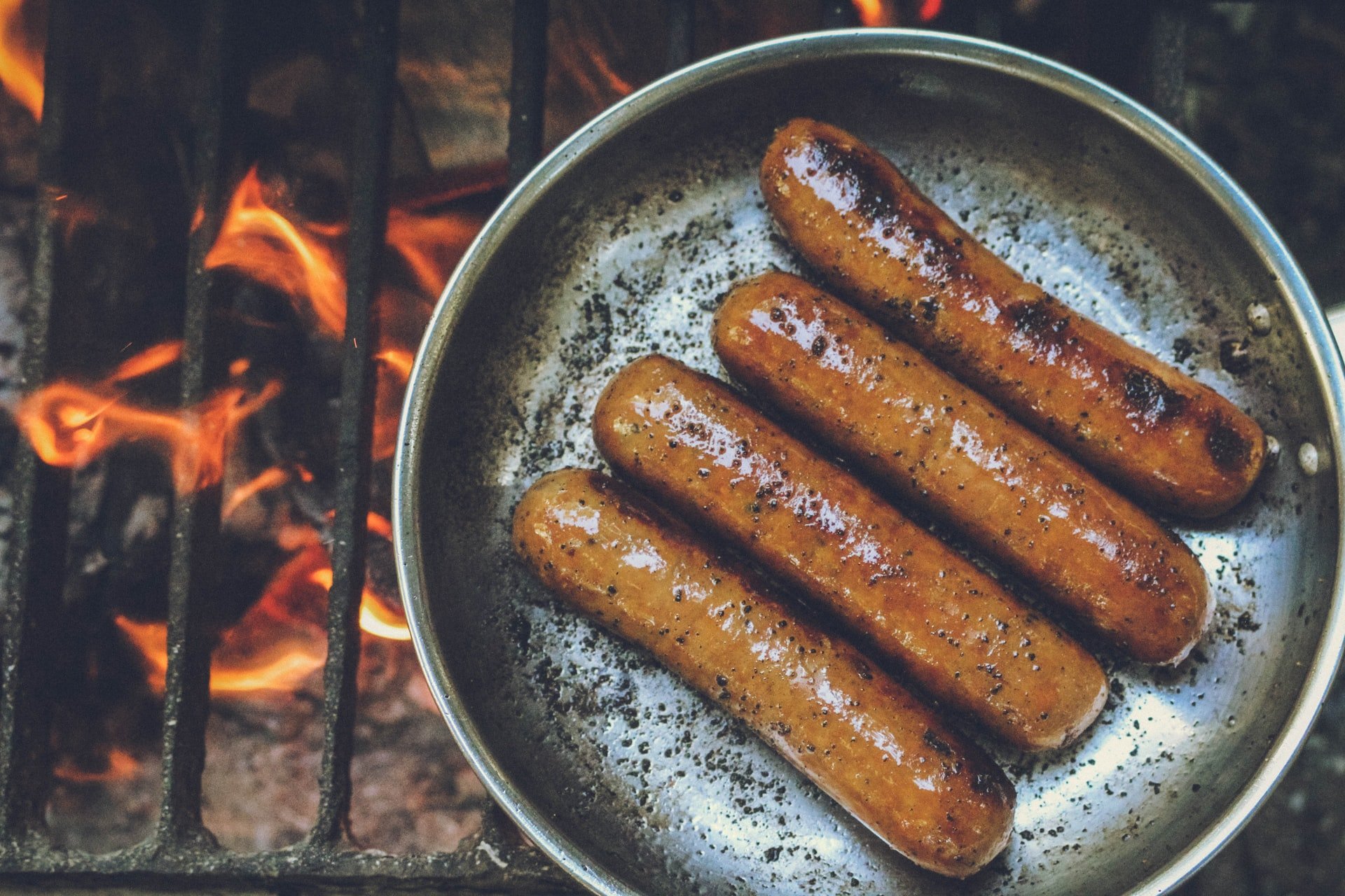 linguiça frita