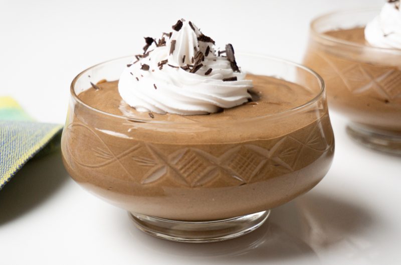 Mousse De Chocolate Com Chantilly